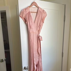 XIX Palms Sun Valley Wrap Dress in Pink size 2